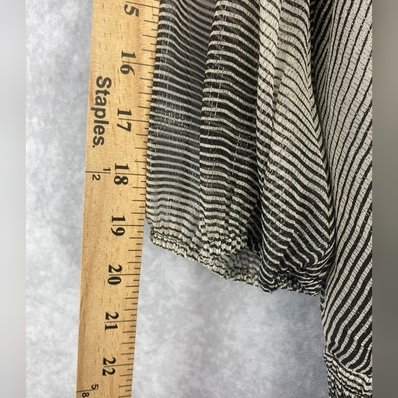 A/X Armani Exchange Black and White Fit and Flare Mini Dress Size 10 - Picture 7 of 9